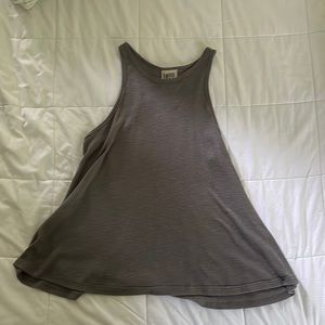 Free People Grey Swing Tank